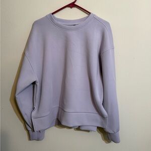 Calia crew neck sweatshirt lavender size L